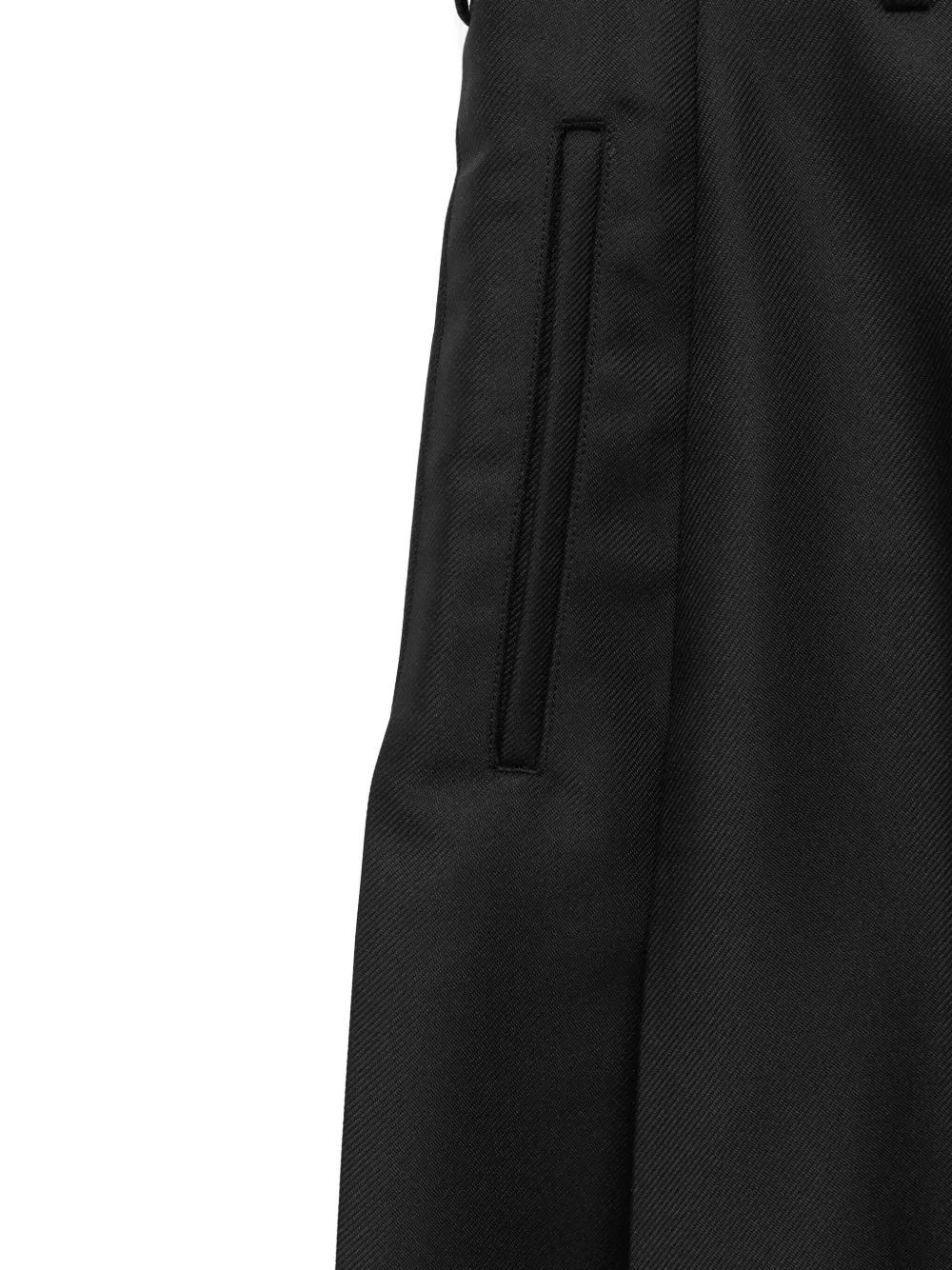 Shop Comme Des Garçons Cotton Palazzo Pants