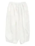 Comme Des Garçons cropped palazzo pants - White