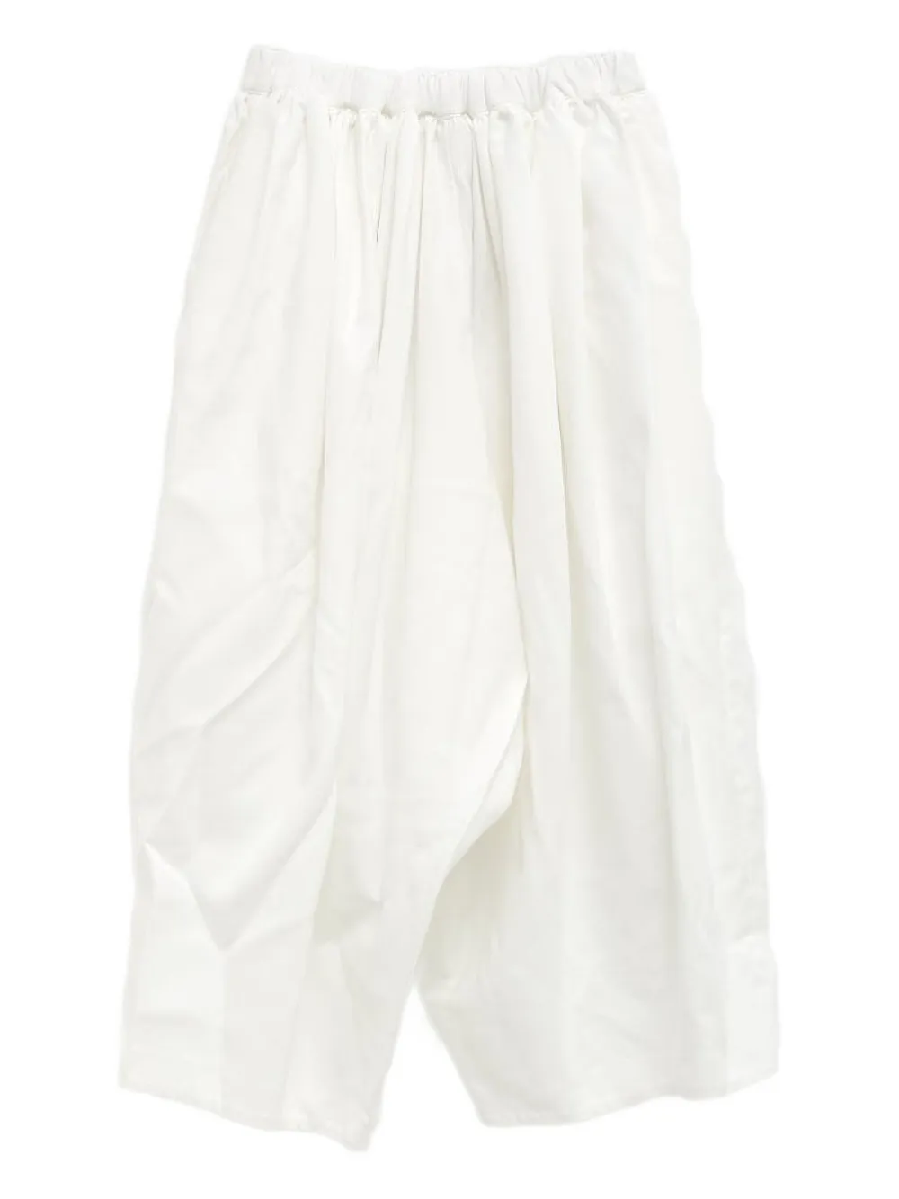 Comme Des Garçons cropped palazzo pants - Wit