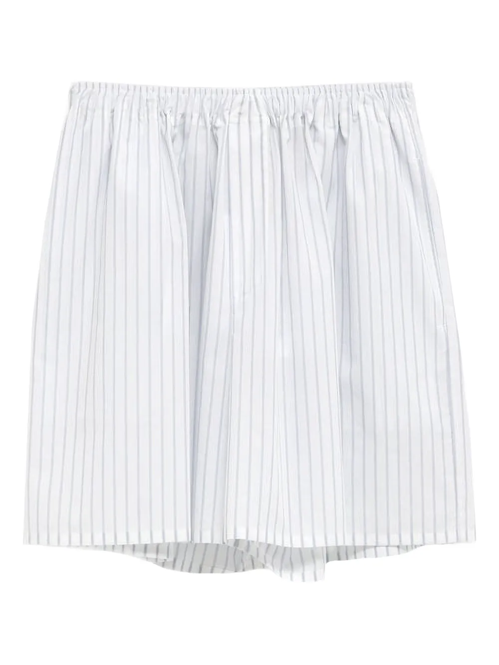 Cristaseya striped pleated shorts | White | Image 1