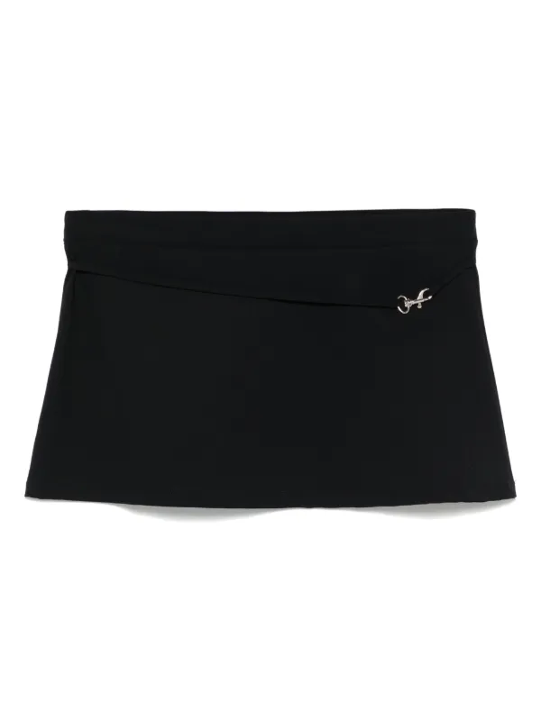 【関税込み】Gimaguas ブラック Carolina ミニスカート Gimaguas: Black Carolina Miniskirt | SSENSE