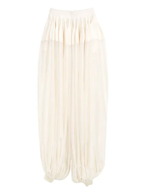 Alaïa pantalones plisados