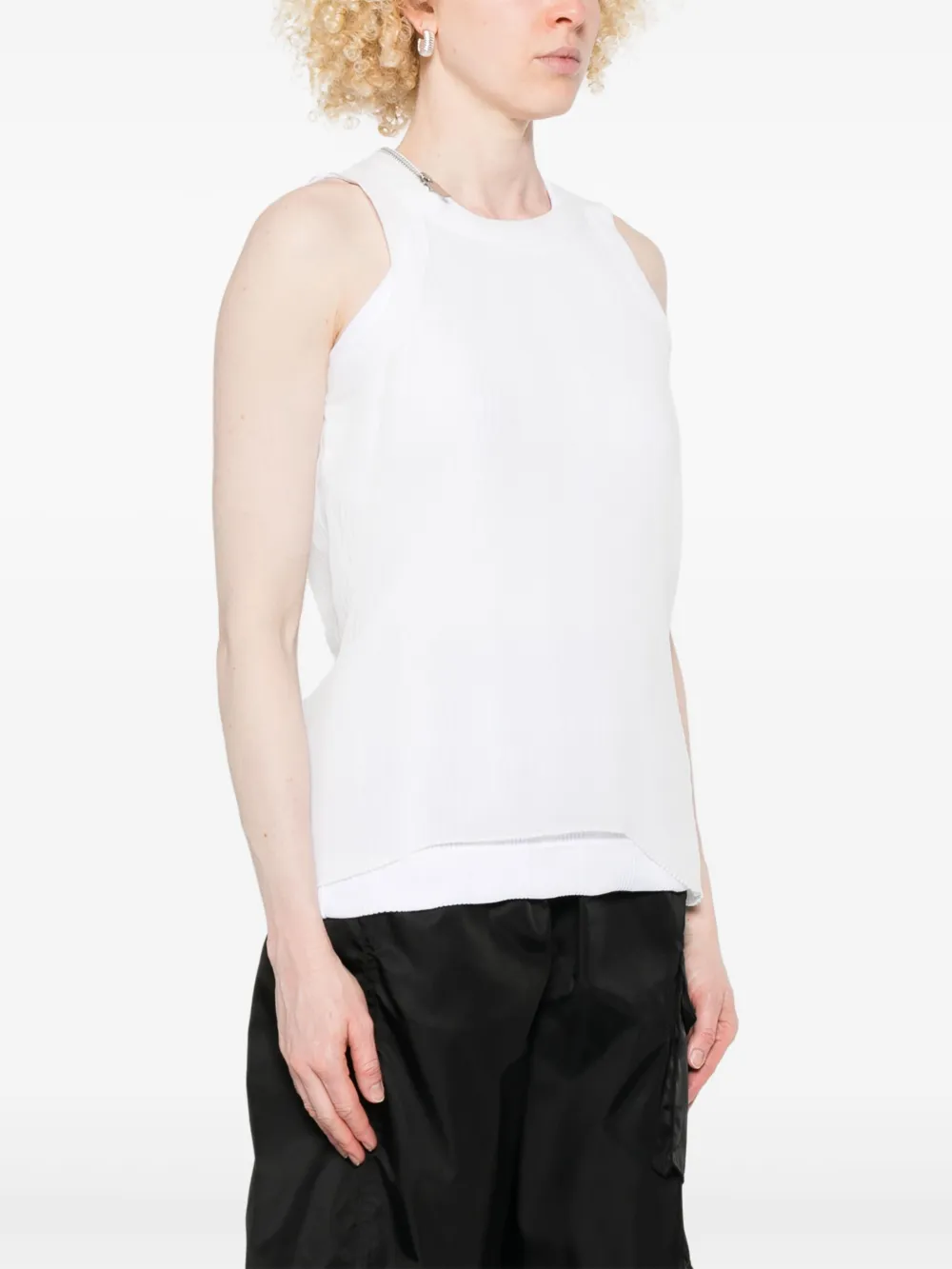 sacai top con cuello redondo | Chalecos y camisetas | Image 2