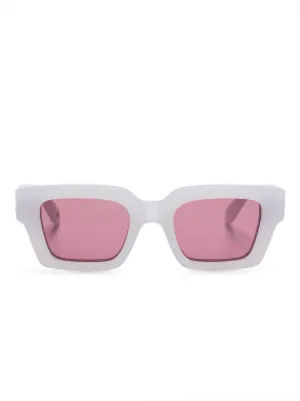 Off-White Eyewear スクエアフレーム サングラス | ブルー | FARFETCH JP