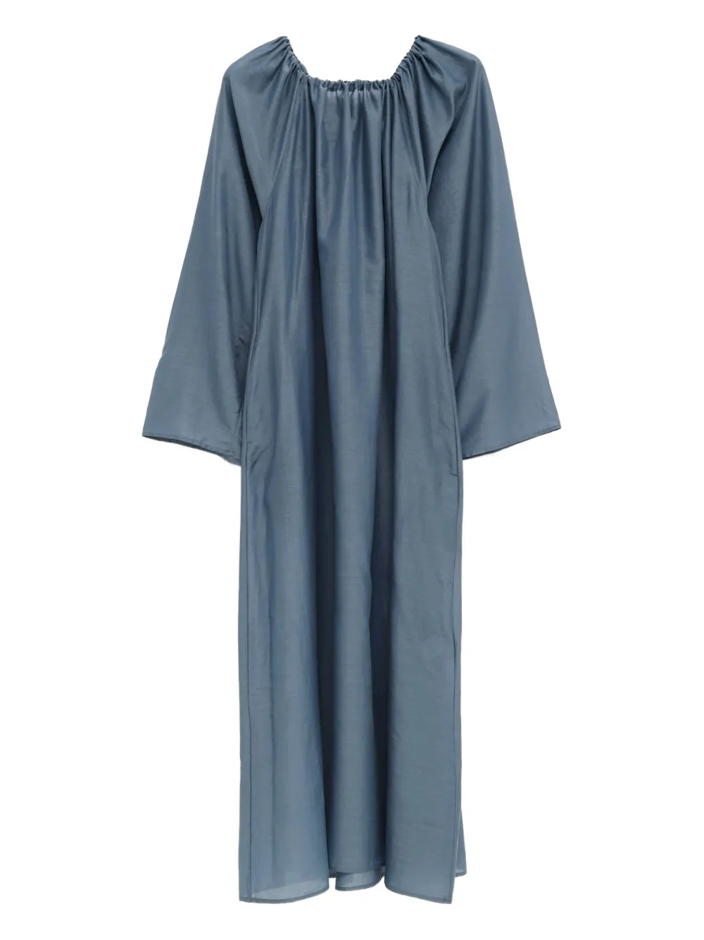 Cristaseya gathered-detail dress | Blue | Image 1