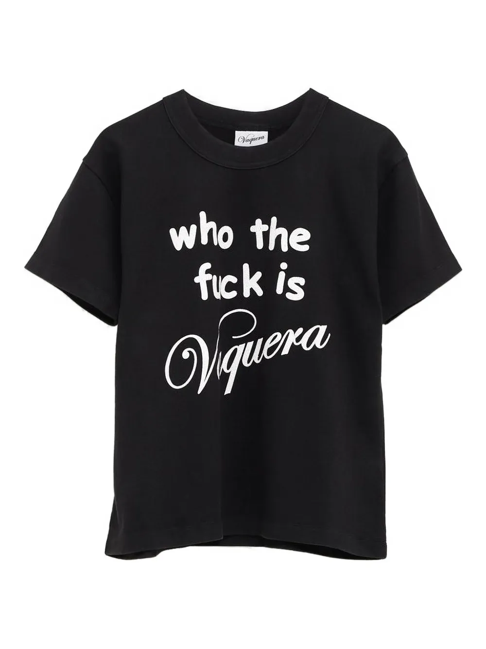 slogan-print T-shirt