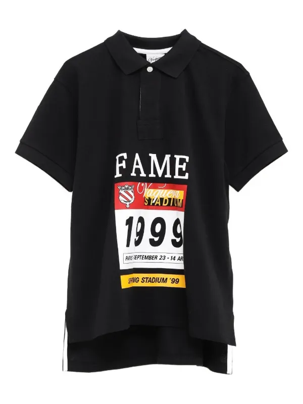 VAQUERA ロゴポロシャツ Vaquera グラフィック ポロシャツ | ブラック | FARFETCH JP