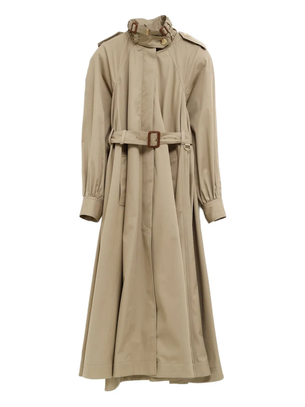 Chloé gabardina con botones | marrón | Image 1