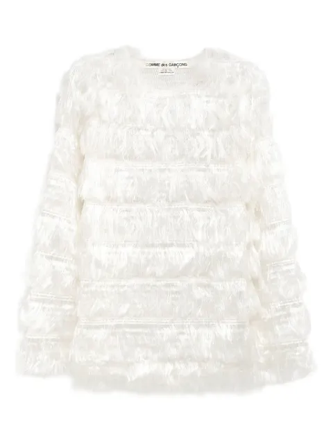 Comme Des Garçons fringed T-shirt