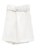 Comme Des Garçons belted shorts - White