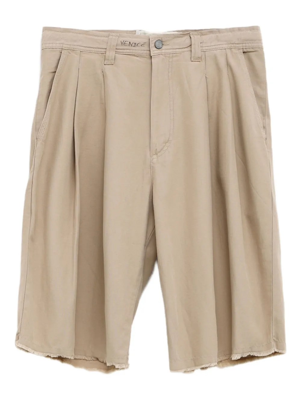ERL short chino à effet usé | tons neutres | Image 1