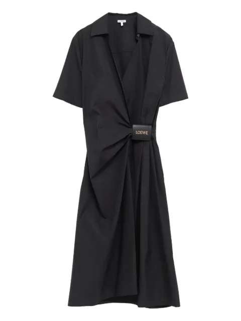 LOEWE draped midi dress