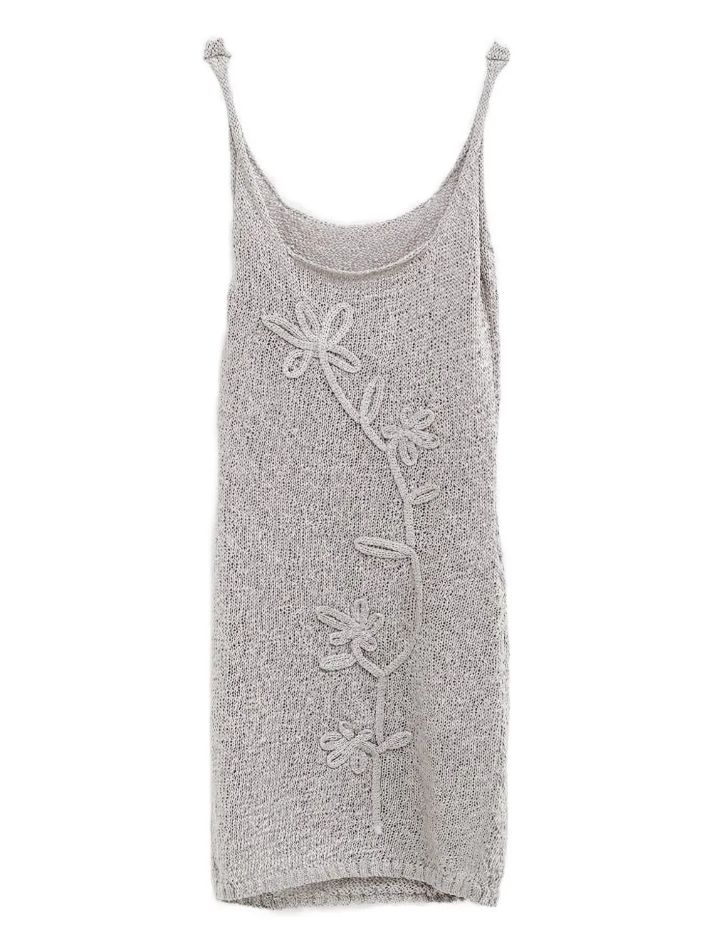 Paloma Wool Floral-appliqué Mini Dress