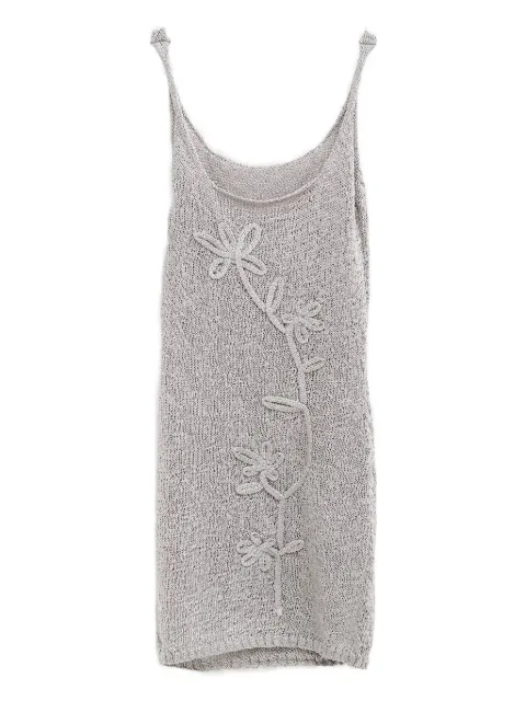 Paloma Wool floral-appliqué mini dress 
