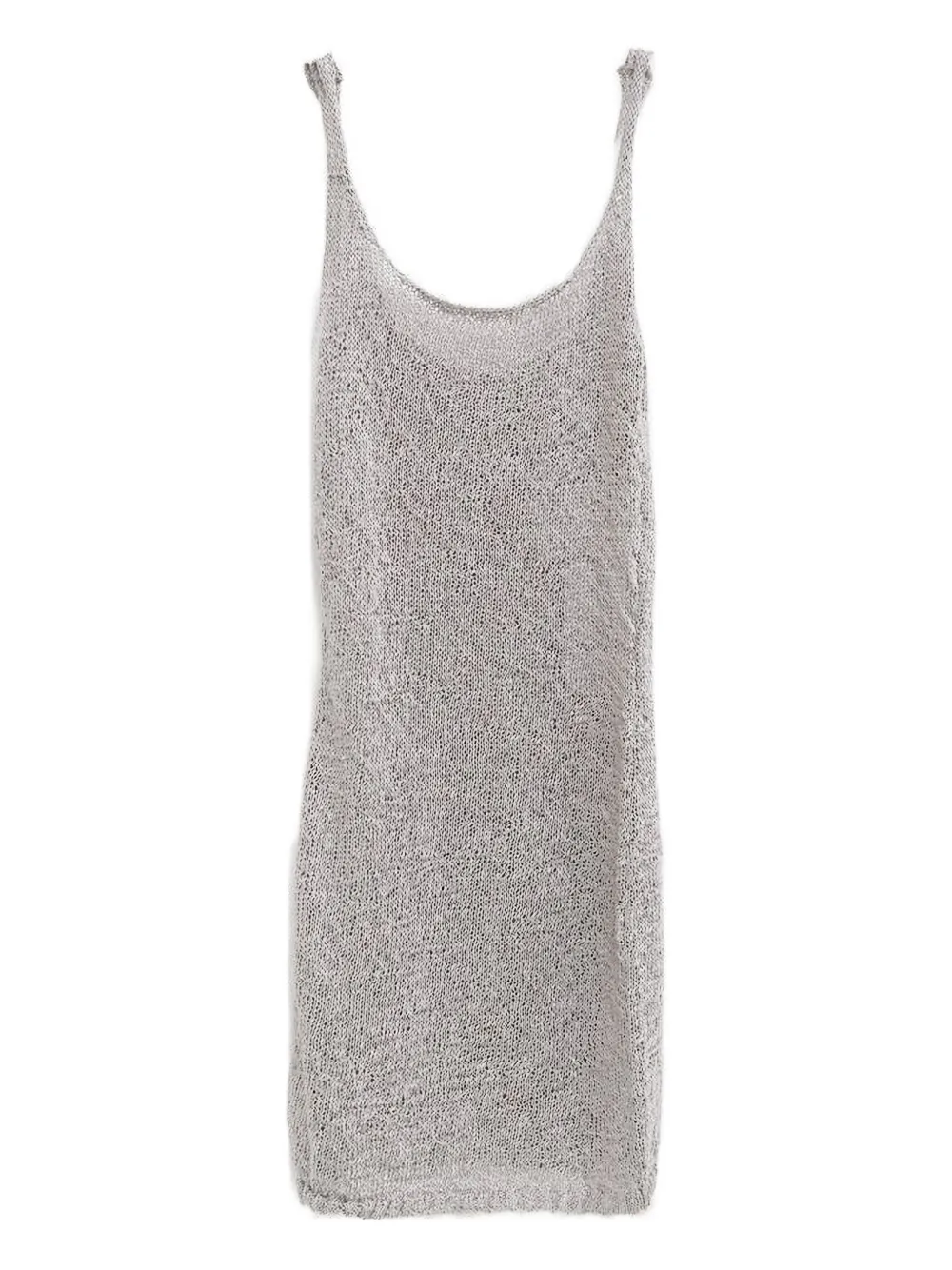Paloma Wool floral-appliqué mini dress - Grijs