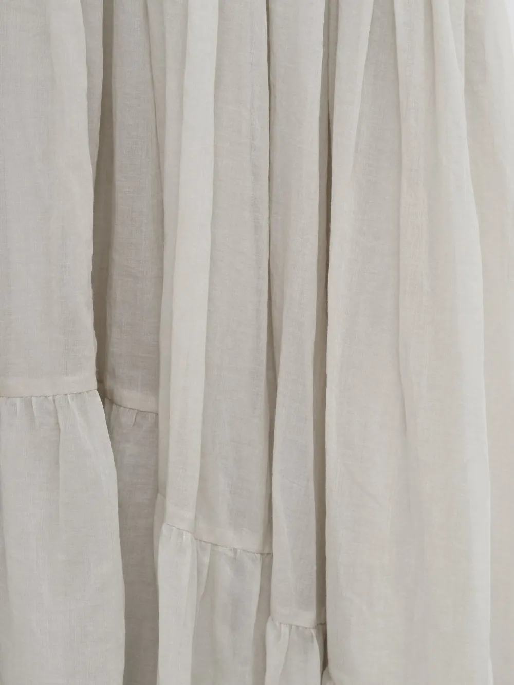 Lauren Manoogian Tier maxi-jurk Beige