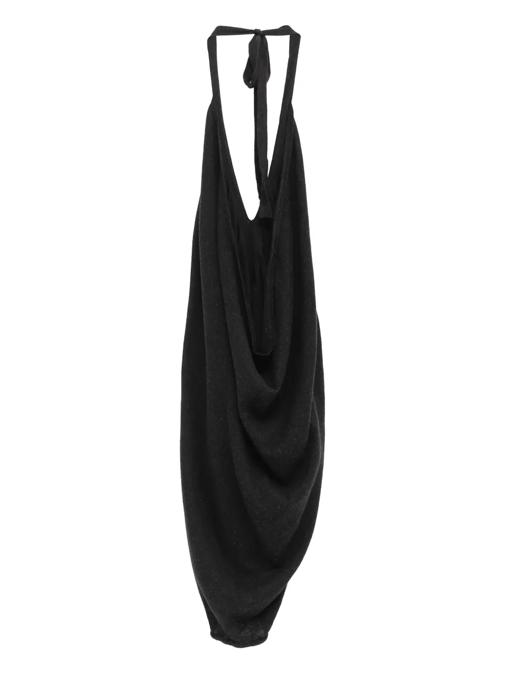 Lauren Manoogian cotton midi dress - Zwart