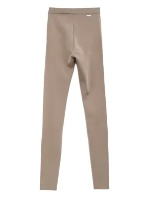 【送料&関税込】Ferragamo Leggings With Logo Moschino Logo Waistband Leggings | Saks Fifth Avenue