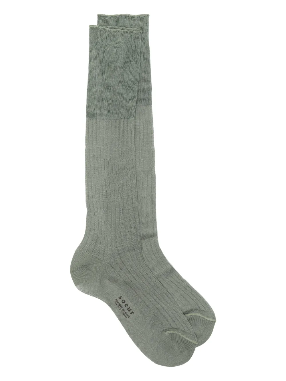 Soeur Bach socks - グリーン Soeur Bach socks - グリーン