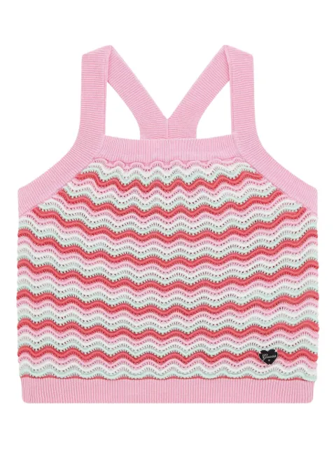 guess kids top con motivo de ondas