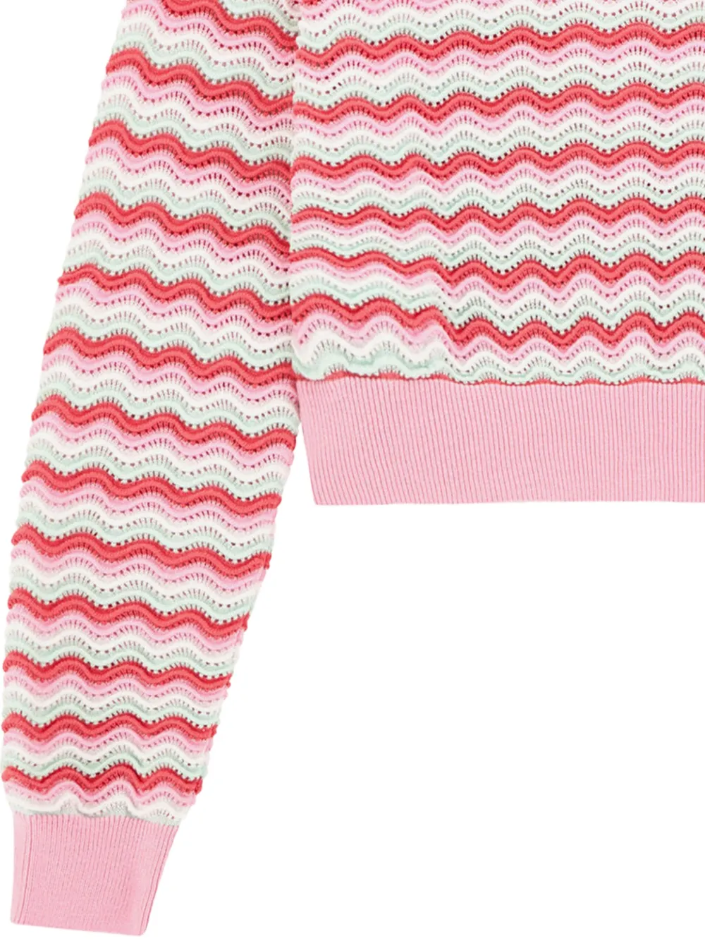 guess kids Vest met golvend patroon Roze