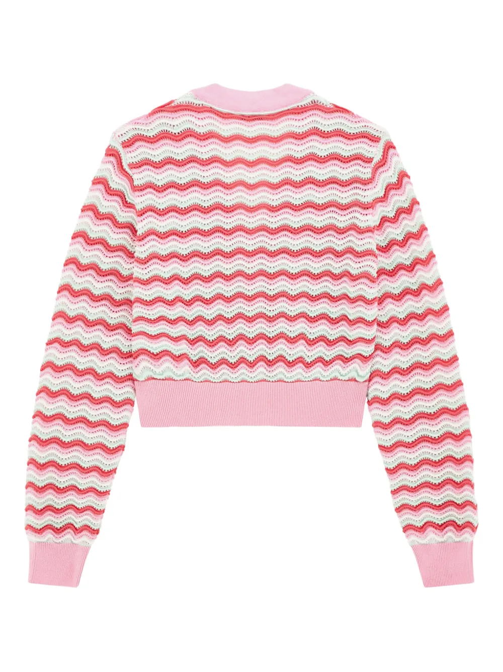 guess kids wave-pattern cardigan | Girls Cardigans | Image 2