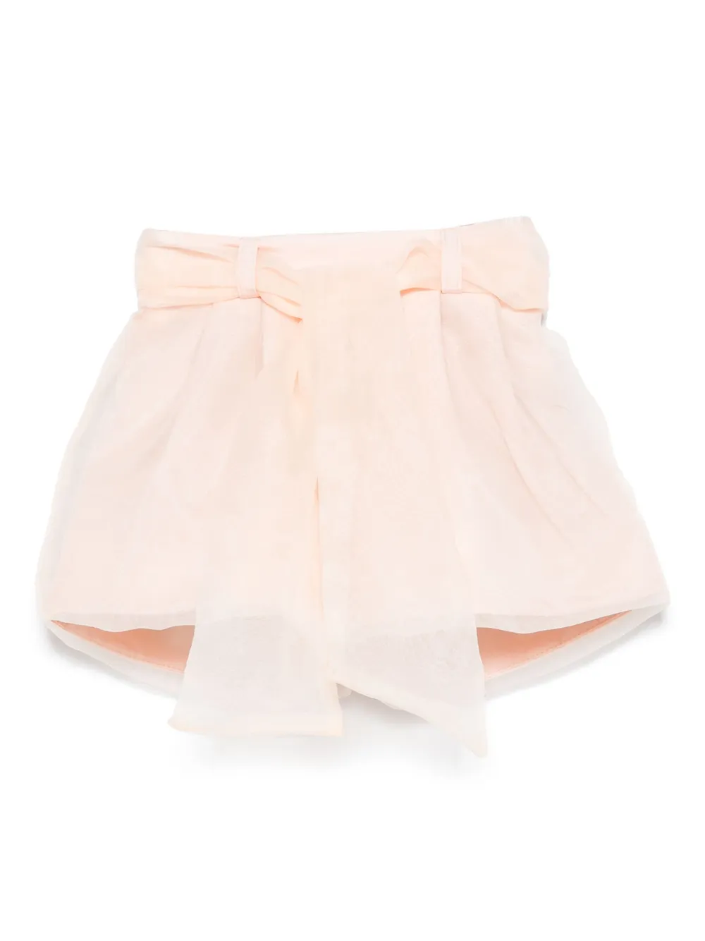 Miss Grant Kids オーガンザ ショートパンツ - オレンジ Miss Grant Kids オーガンザ ショートパンツ - オレンジ