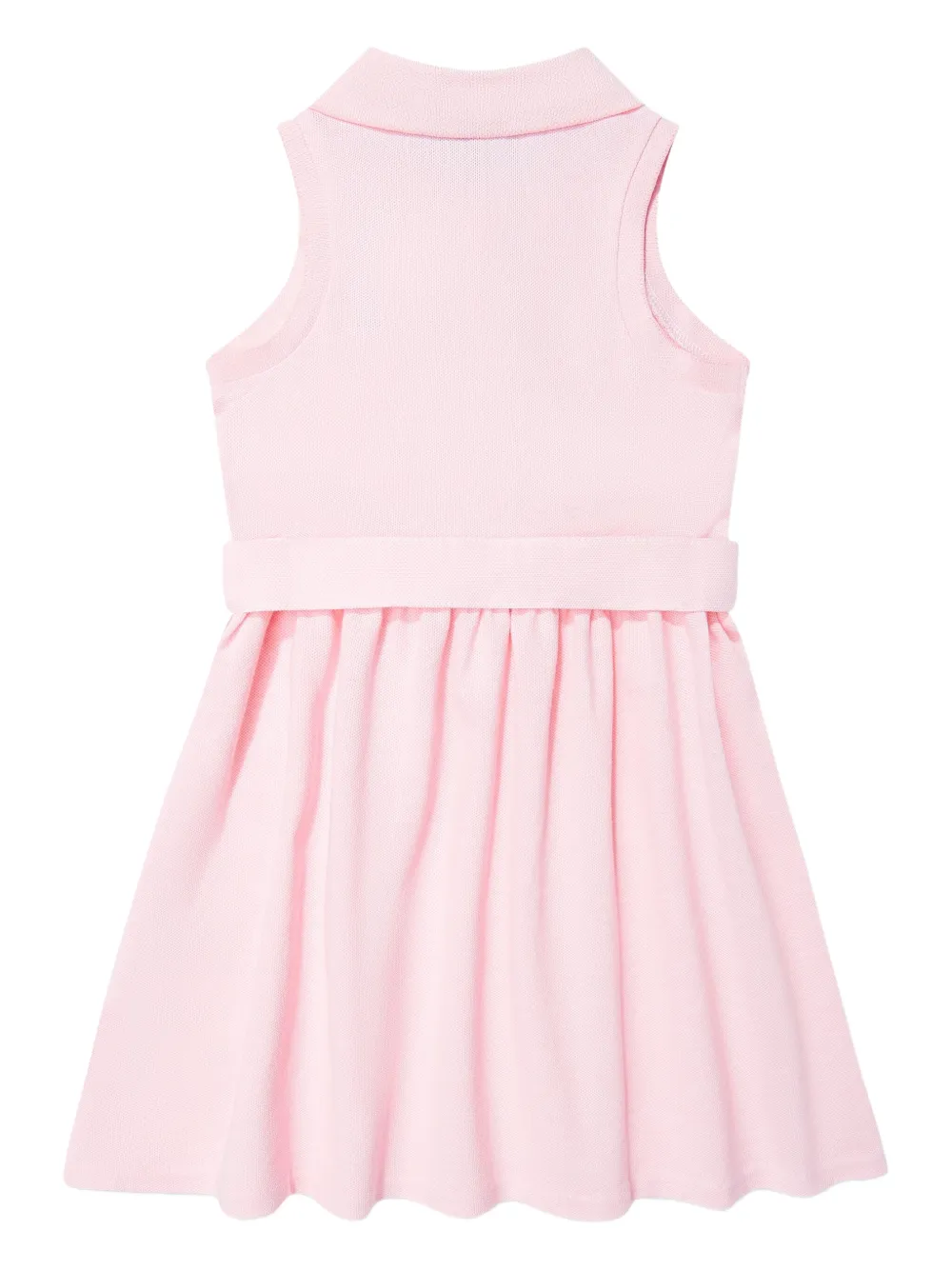 POLO RALPH LAUREN KIDS Gebreide polojurk met ceintuur Roze