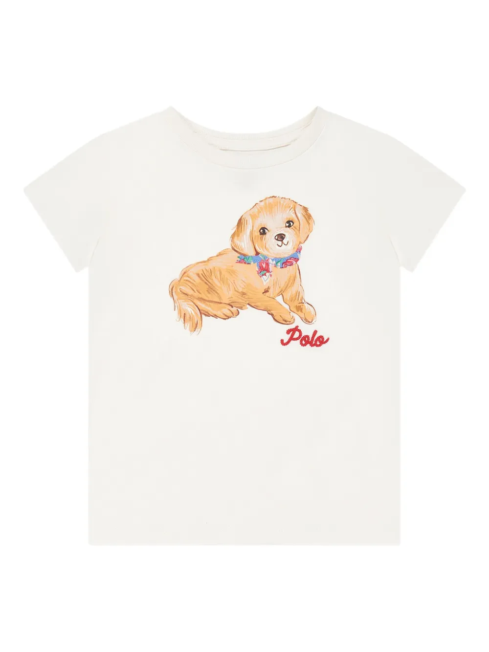 POLO RALPH LAUREN KIDS プリント Tシャツ - ホワイト POLO RALPH LAUREN KIDS プリント Tシャツ - ホワイト