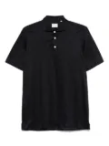Finamore 1925 Napoli linen polo shirt - Black
