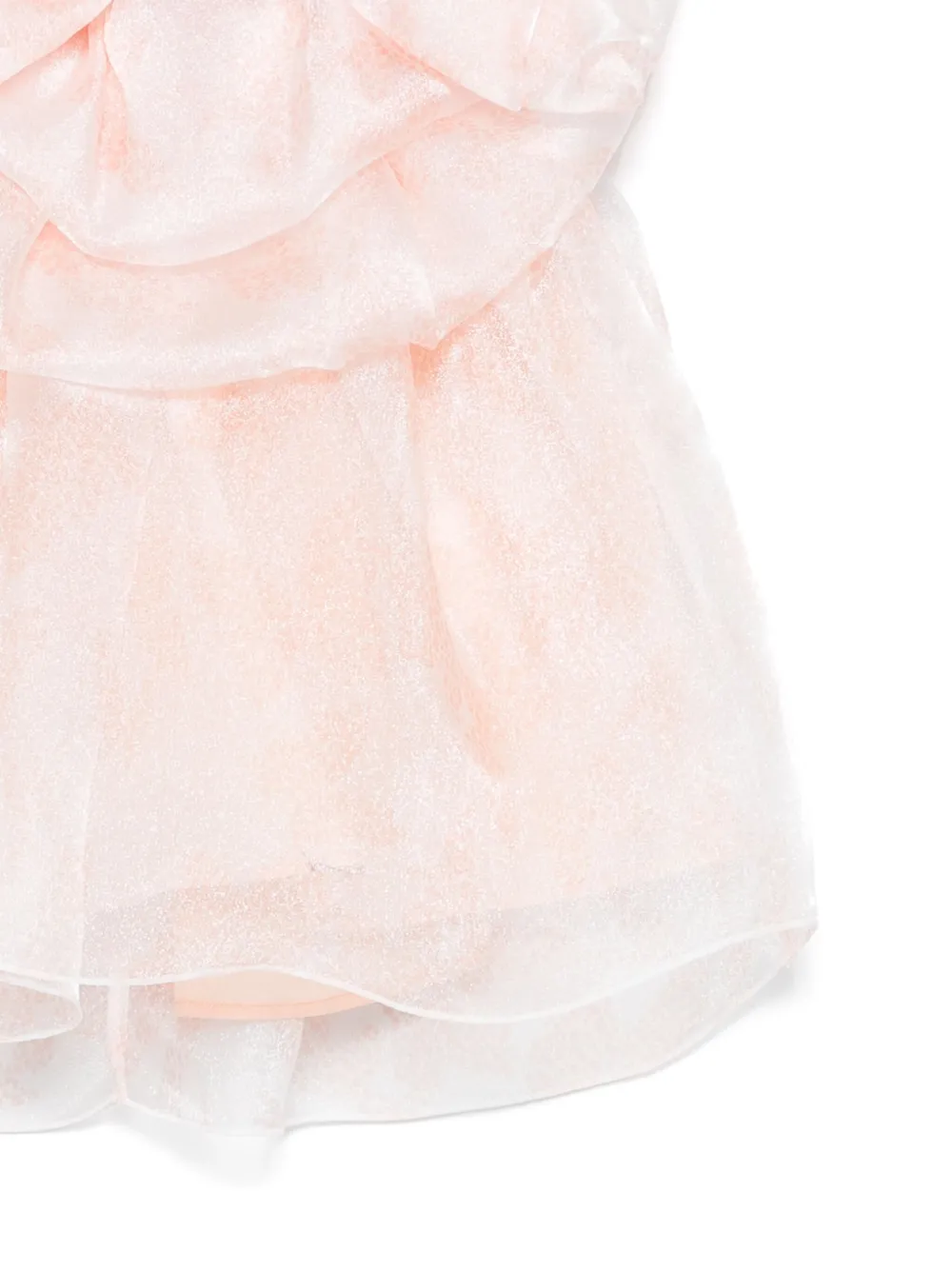 Miss Grant Kids Jurk met strik Oranje