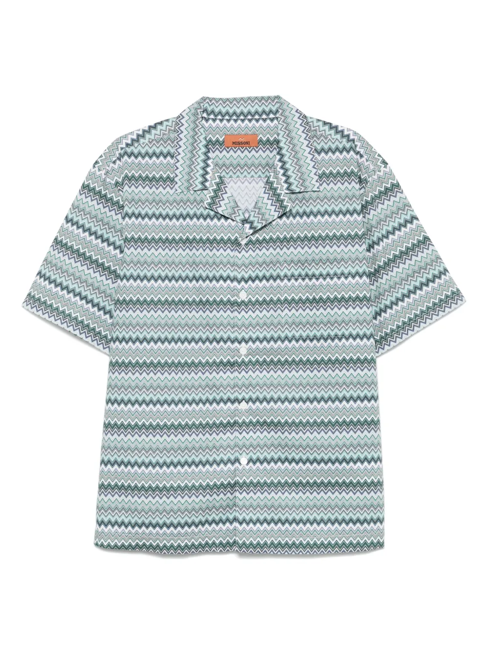 Missoni camisa con motivo en zigzag | verde | Image 1