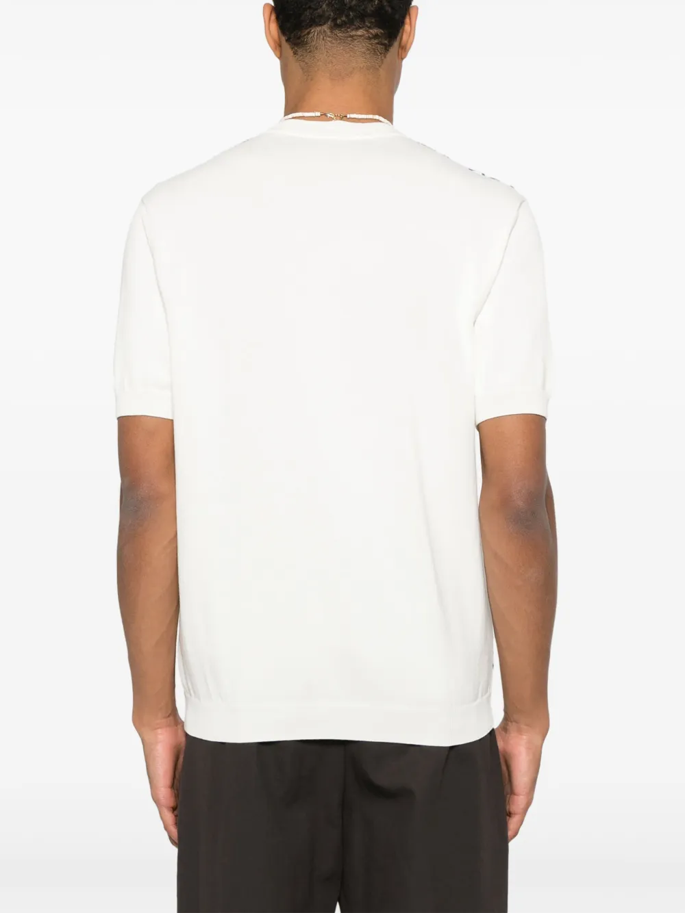 Missoni T-shirt met zizag-patroon Wit