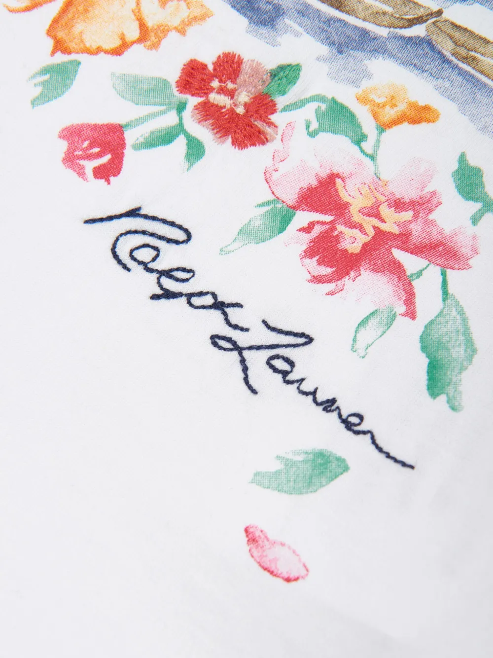 POLO RALPH LAUREN KIDS T-shirt met grafische print Wit