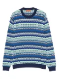 Missoni zigzag sweater - Blue