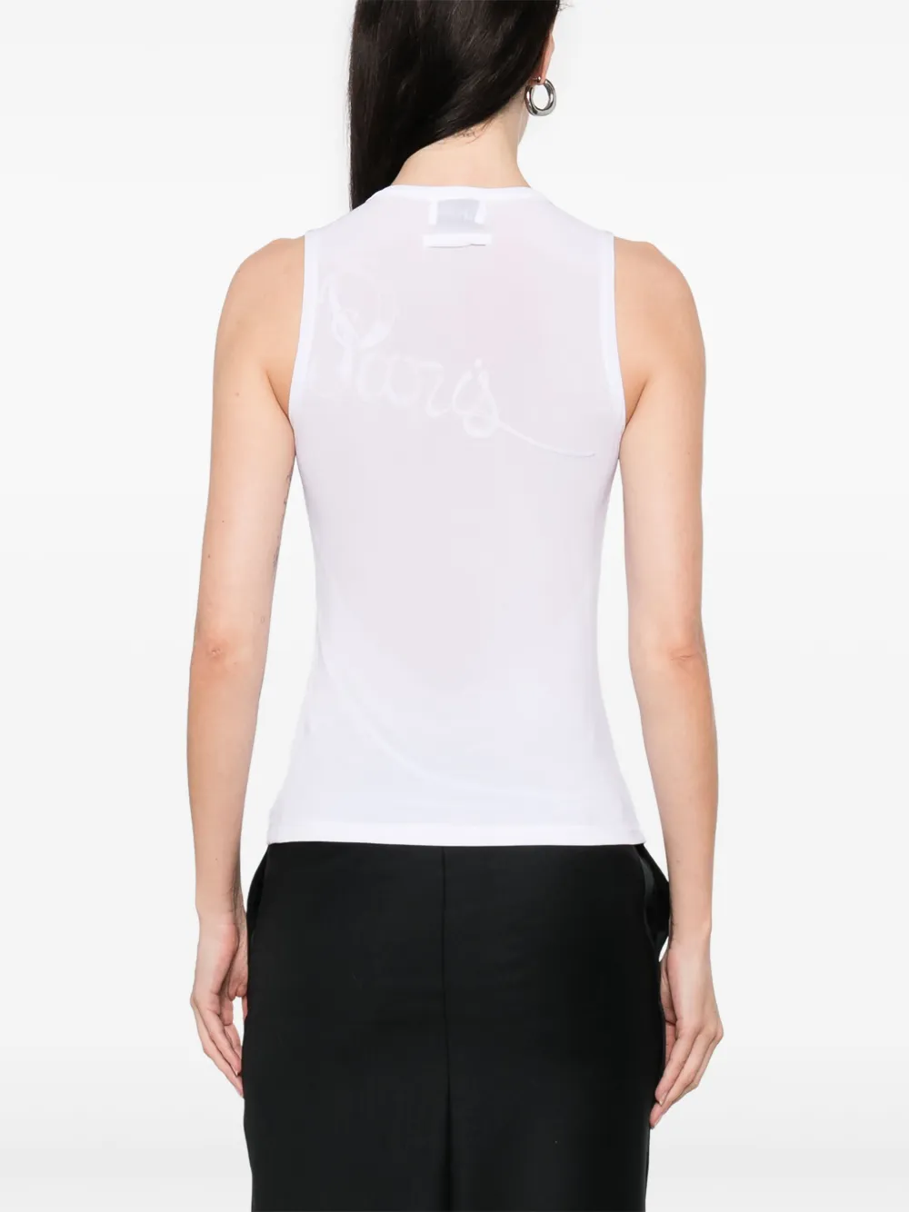 Jean Paul Gaultier Jersey tanktop Wit