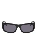 Spencer Badu oval-frame sunglasses - Black