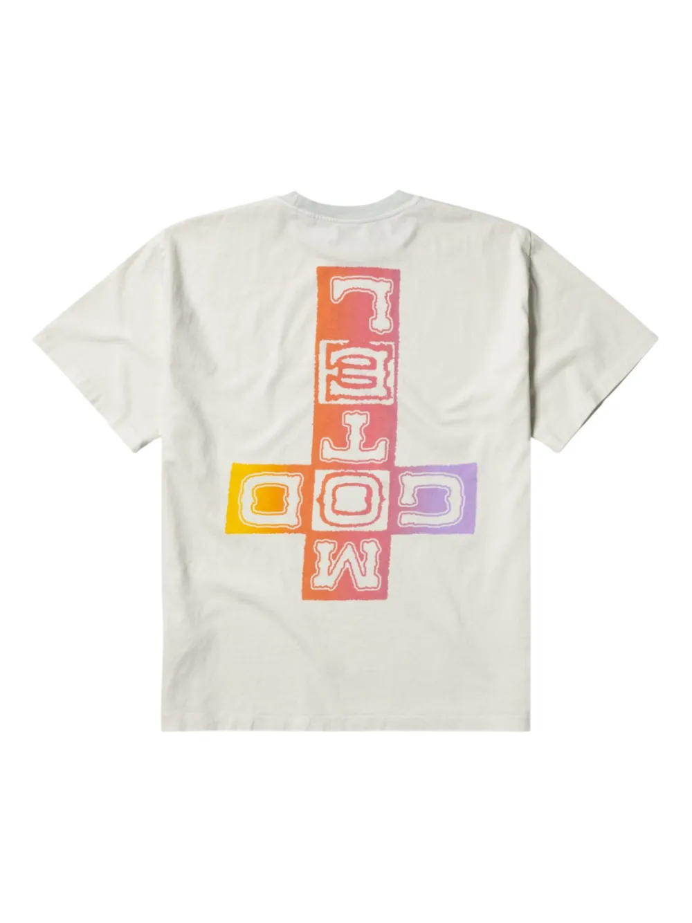 Aries God Town T-shirt Wit