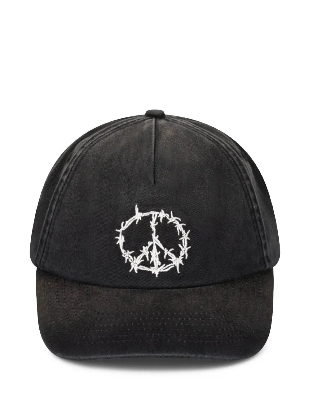 Aries Pet met geborduurd logo Zwart