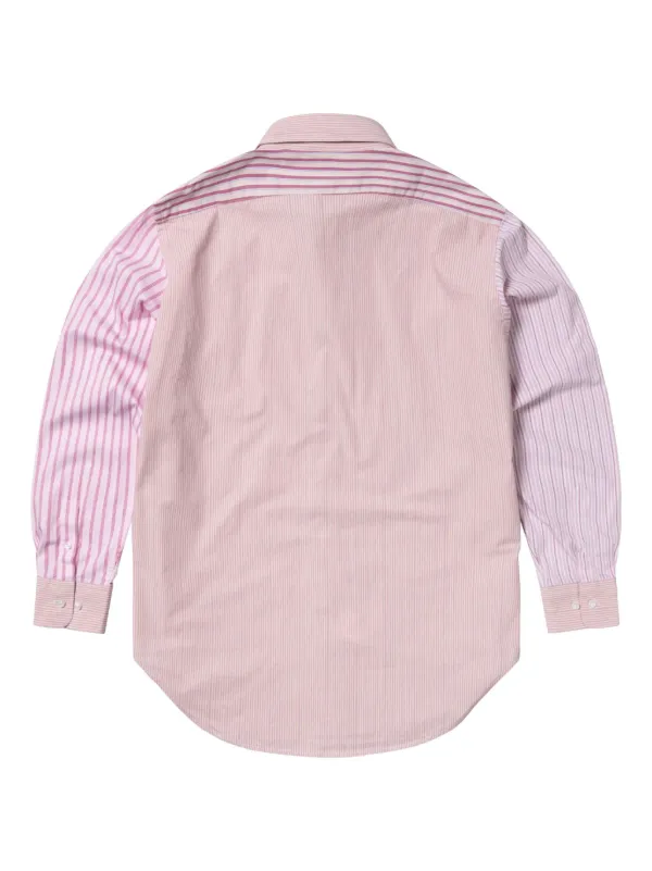 Aries Striped button-up Shirt | Pink | FARFETCH OM