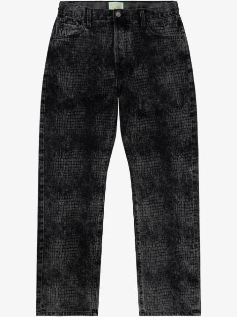 Aries patterned jeans