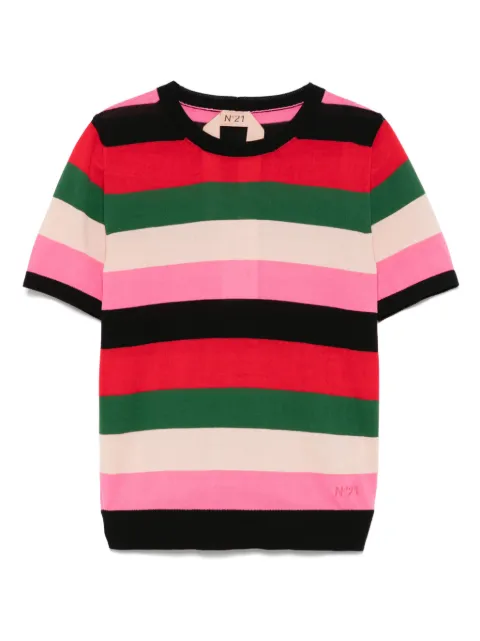 Nº21 striped T-shirt