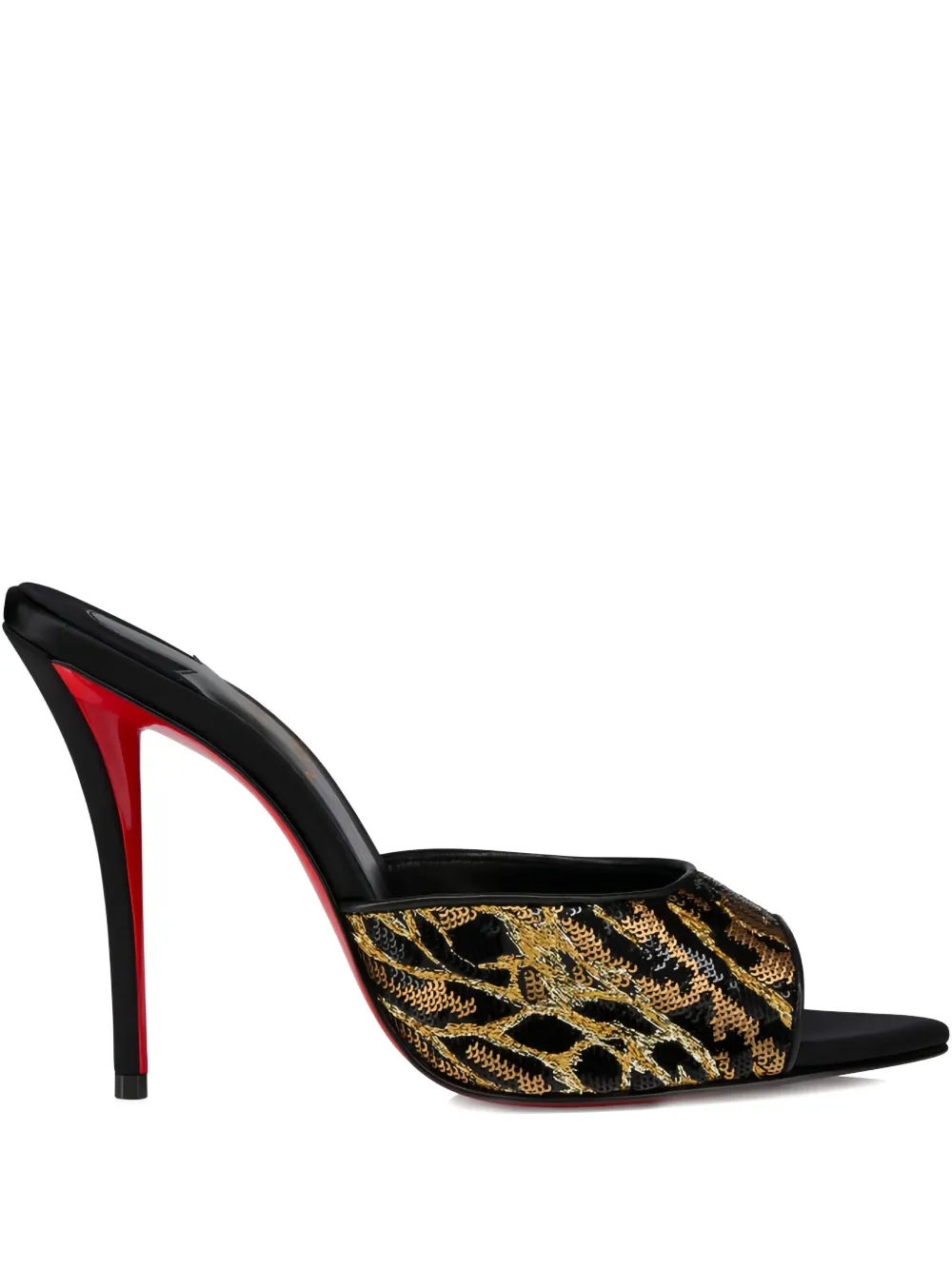Christian Louboutin zapatillas Miss Z Mule Ocelot | negro | Image 1