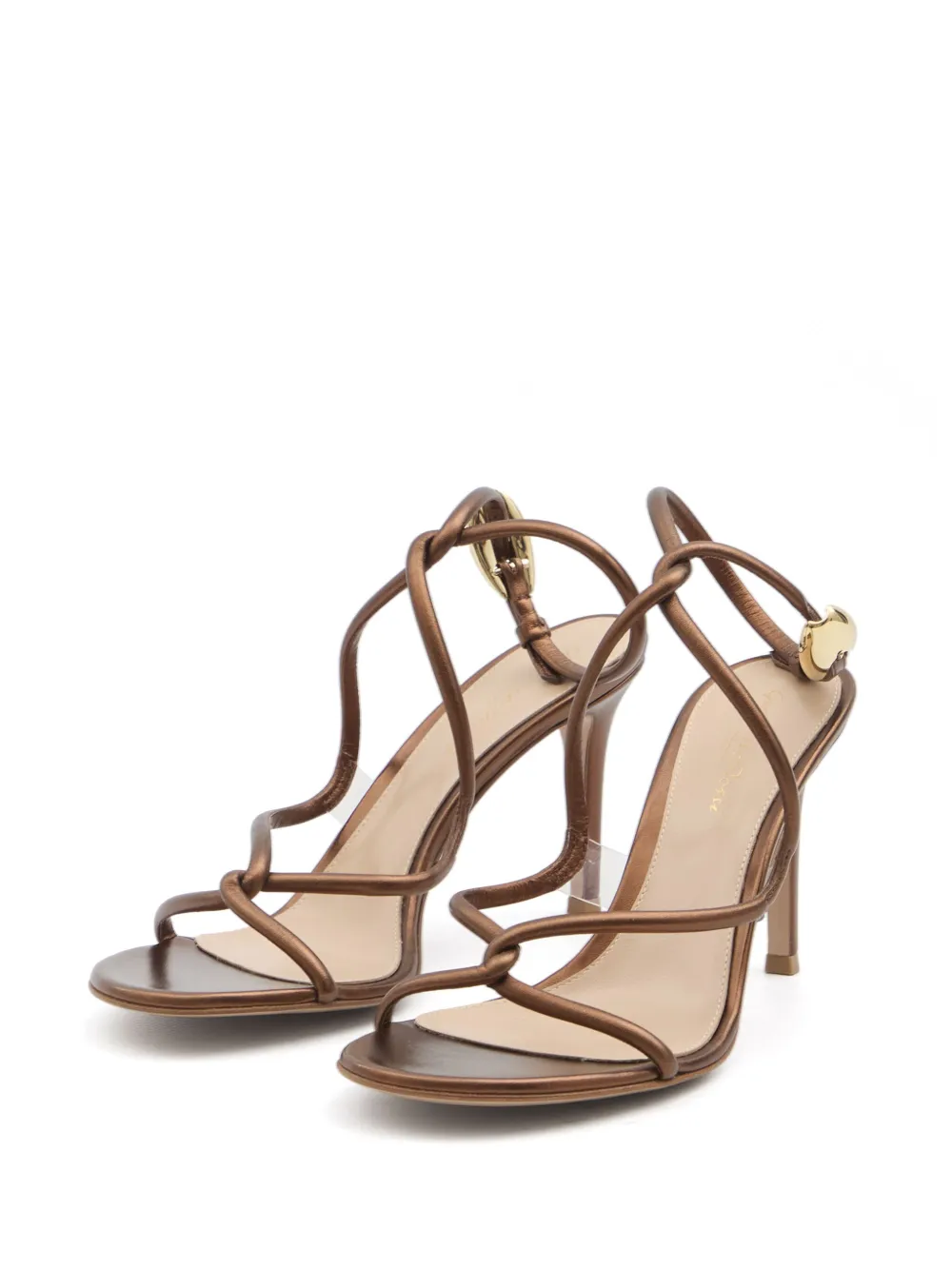 Gianvito Rossi 85mm Mamba sandals Brown