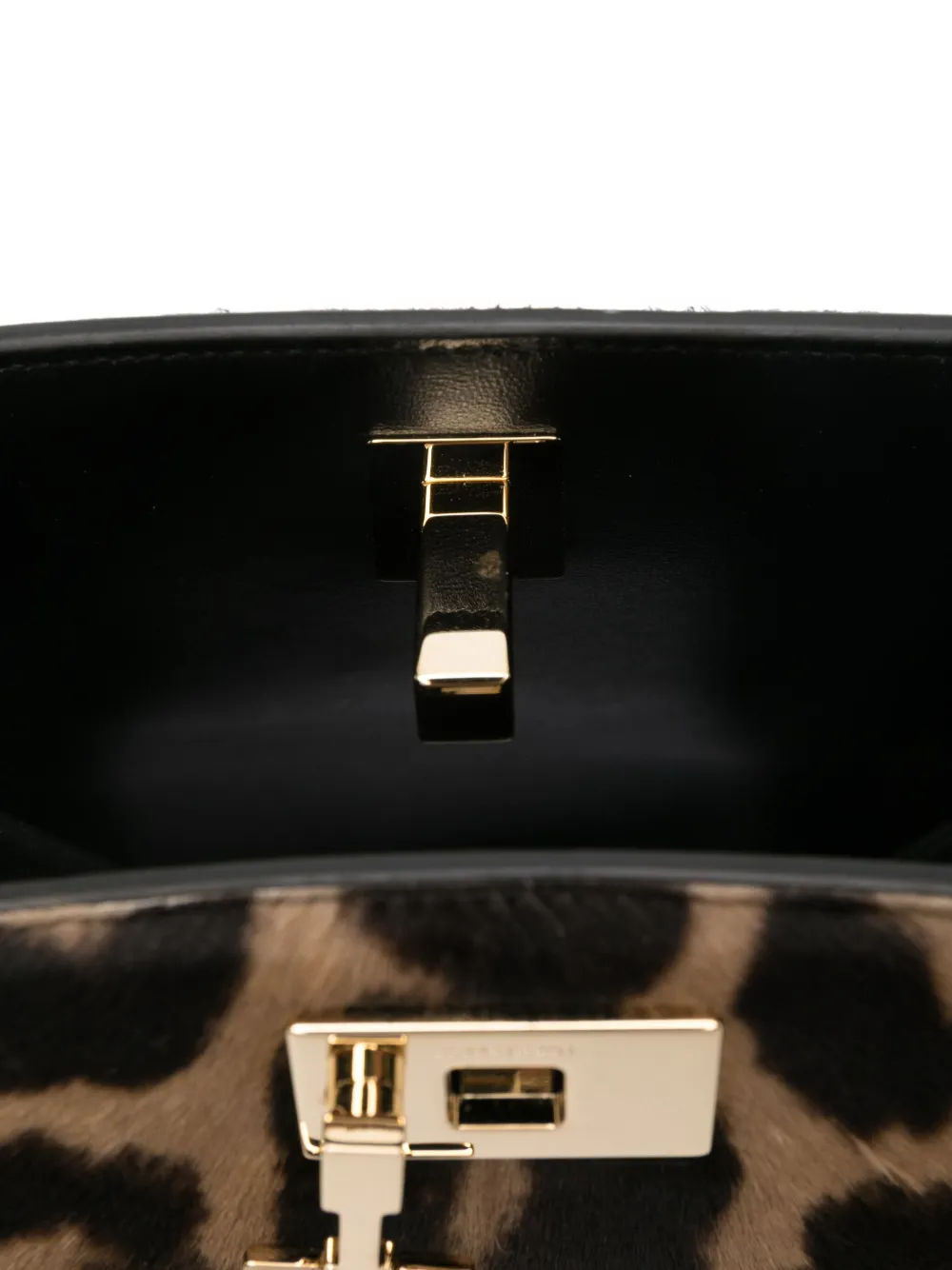 Ferragamo Studio Box Leopard-print Satchel Bag In Neutral