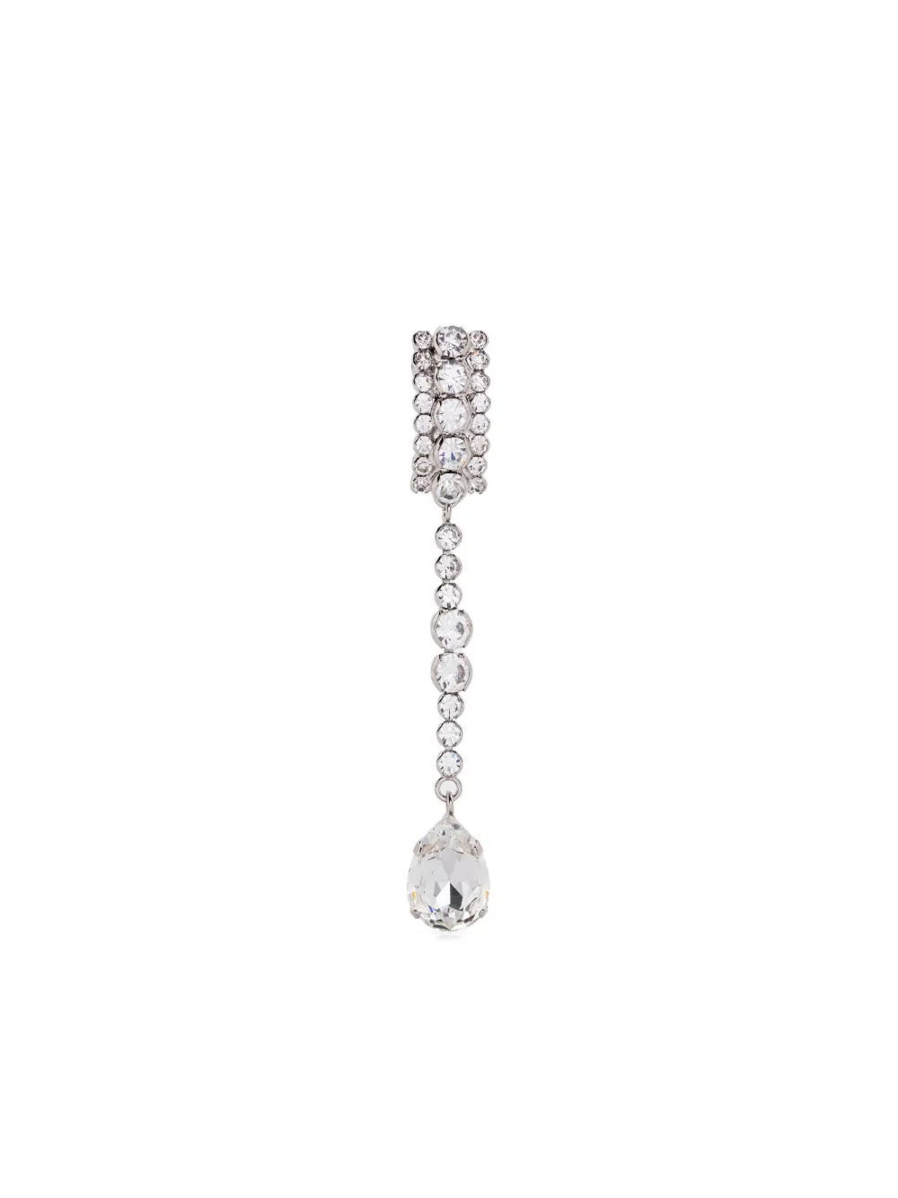 crystal-embellished drop earring