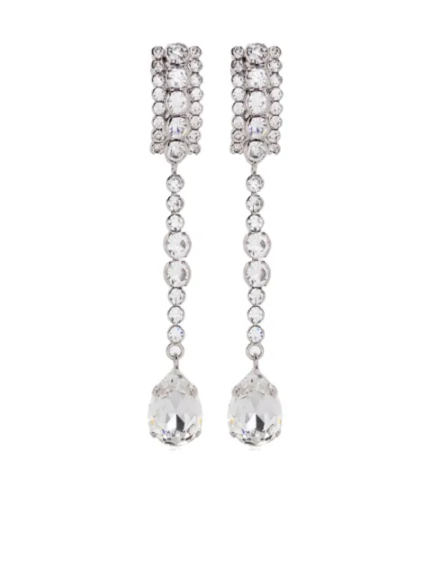 Alessandra Rich crystal-embellished drop earrings