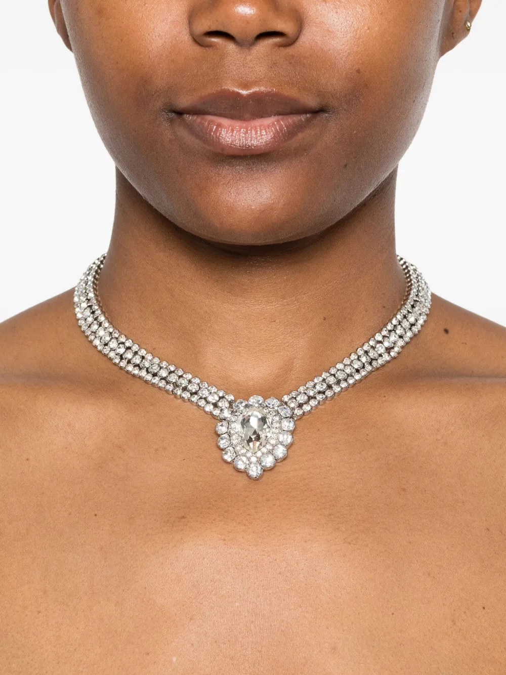 Alessandra Rich crystal-embellished necklace | Image 2