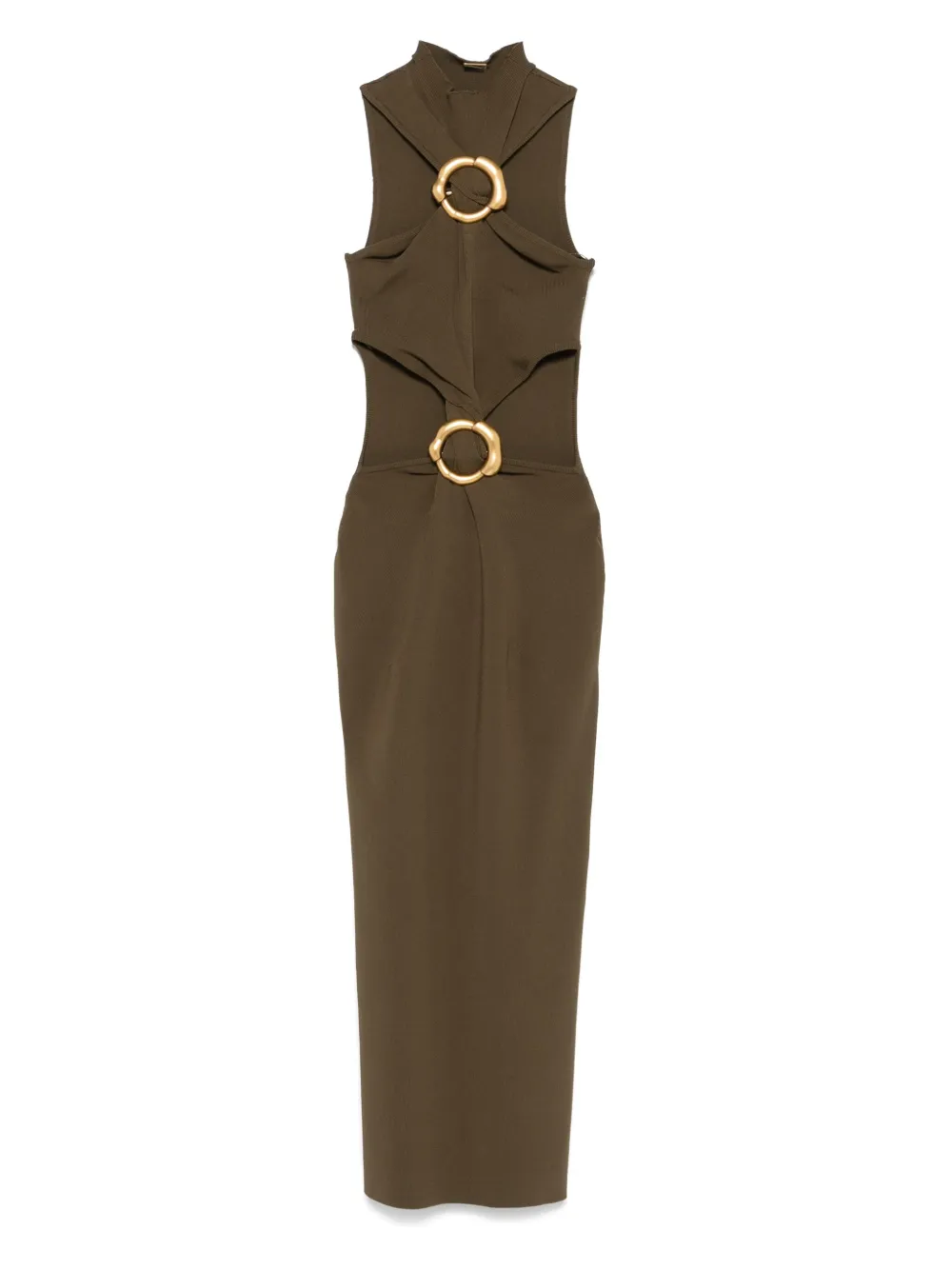 Cult Gaia Ambar midi-jurk Groen