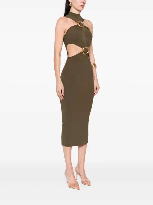 Cult Gaia Ambar Midi Dress | Green | FARFETCH